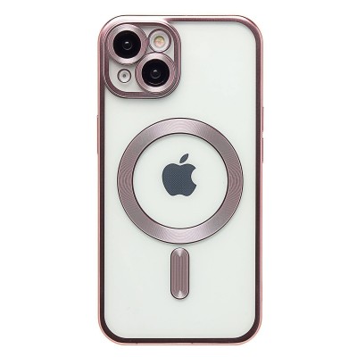Чехол-накладка для Apple iPhone 14 (Розовый) SM027 SafeMag