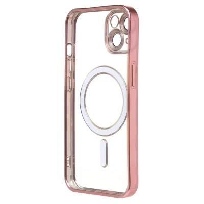 Чехол-накладка для Apple iPhone 14 (Розовый) SM027 SafeMag Чехол-накладка для Apple iPhone 14 (Розовый) SM027 SafeMag