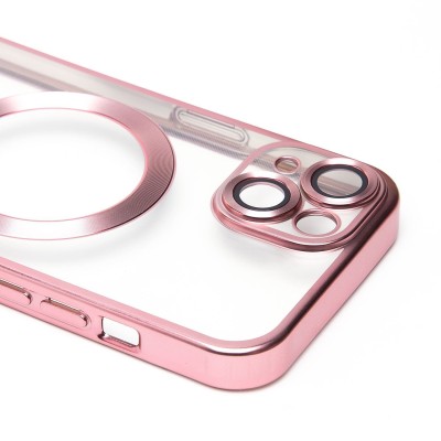 Чехол-накладка для Apple iPhone 14 (Розовый) SM027 SafeMag Чехол-накладка для Apple iPhone 14 (Розовый) SM027 SafeMag