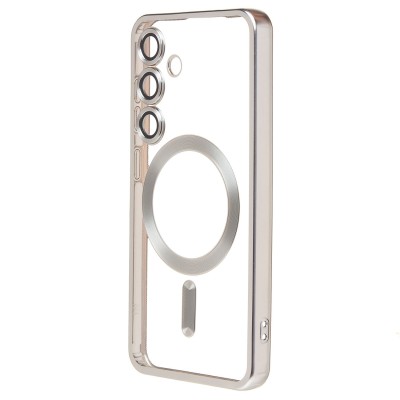 Чехол-накладка для Samsung S921 Galaxy S24 (Серебристый) SM027 SafeMag