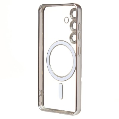 Чехол-накладка для Samsung S921 Galaxy S24 (Серебристый) SM027 SafeMag