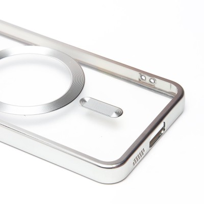 Чехол-накладка для Samsung S921 Galaxy S24 (Серебристый) SM027 SafeMag