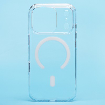 Чехол-накладка для Apple iPhone 17 Pro (Прозрачный) SM039 SafeMag
