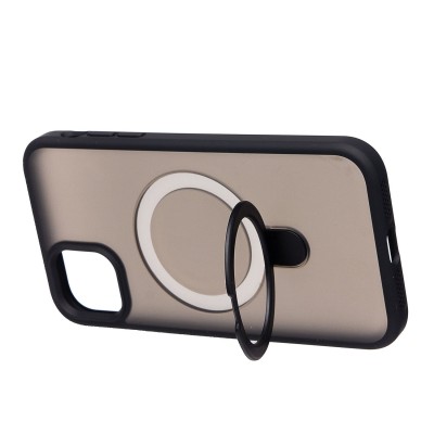 Чехол-накладка для Apple iPhone 11 (Черный) SM088 SafeMag Чехол-накладка для Apple iPhone 11 (Черный) SM088 SafeMag