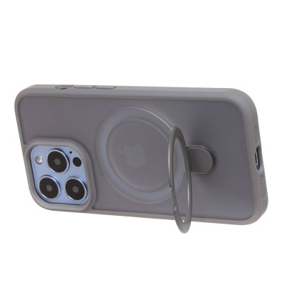 Чехол-накладка для Apple iPhone 14 Pro (Серый) SM088 SafeMag