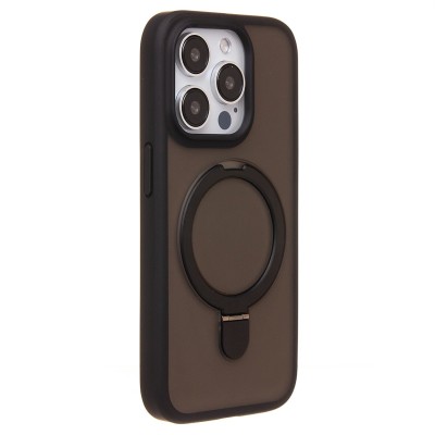 Чехол-накладка для Apple iPhone 15 Pro (Черный) SM088 SafeMag