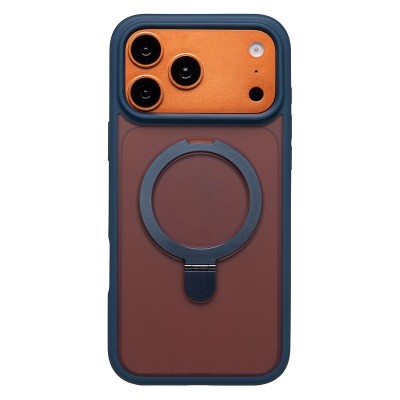Чехол-накладка для Apple iPhone 17 Pro Max (Темно-синий) SM088 SafeMag