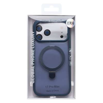 Чехол-накладка для Apple iPhone 17 Pro Max (Темно-синий) SM088 SafeMag