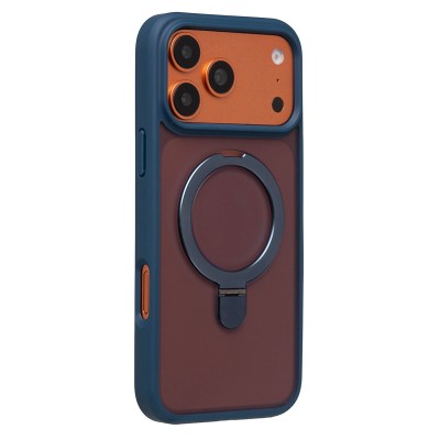 Чехол-накладка для Apple iPhone 17 Pro Max (Темно-синий) SM088 SafeMag