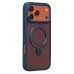 Чехол-накладка для Apple iPhone 17 Pro Max (Темно-синий) SM088 SafeMag
