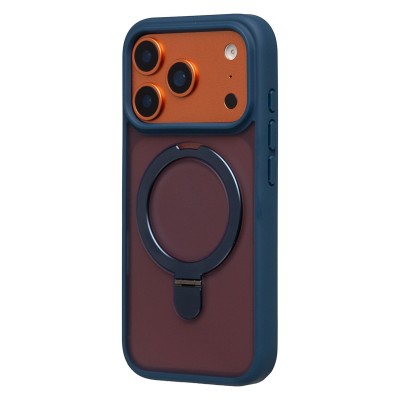 Чехол-накладка для Apple iPhone 17 Pro (Темно-синий) SM088 SafeMag