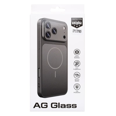 Чехол-накладка для Apple iPhone 17 Pro Max (Черный) SM090 AG-Glass