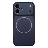 Чехол-накладка для Apple iPhone 17 (Темно-синий) SM090 AG-Glass