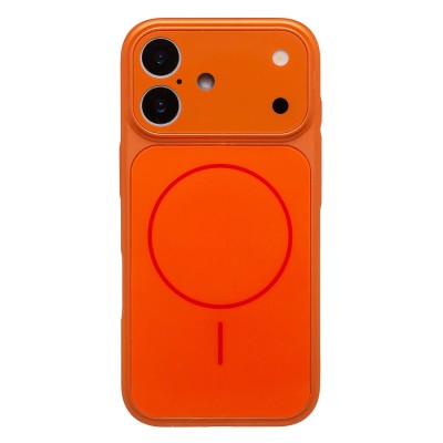 Чехол-накладка для Apple iPhone 17 (Оранжевый) SM090 AG-Glass