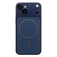 Чехол-накладка для Apple iPhone 14 (Темно-синий) SM091 AG-Glass SafeMag Чехол-накладка для Apple iPhone 14 (Темно-синий) SM091 AG-Glass SafeMag