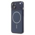 Чехол-накладка для Apple iPhone 14 (Темно-синий) SM091 AG-Glass SafeMag Чехол-накладка для Apple iPhone 14 (Темно-синий) SM091 AG-Glass SafeMag