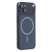 Чехол-накладка для Apple iPhone 14 (Темно-синий) SM091 AG-Glass SafeMag Чехол-накладка для Apple iPhone 14 (Темно-синий) SM091 AG-Glass SafeMag