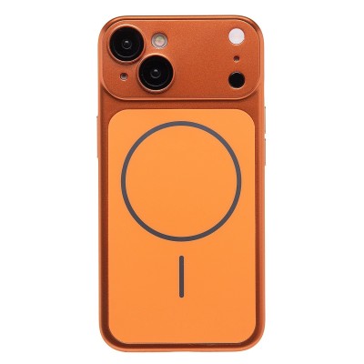 Чехол-накладка для Apple iPhone 14 (Оранжевый) SM091 AG-Glass SafeMag