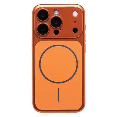 Чехол-накладка для Apple iPhone 15 Pro (Оранжевый) SM091 AG-Glass SafeMag