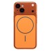 Чехол-накладка для Apple iPhone 15 (Оранжевый) SM091 AG-Glass SafeMag