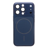 Чехол-накладка для Apple iPhone 16 Pro (Темно-синий) SM091 AG-Glass SafeMag