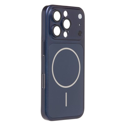 Чехол-накладка для Apple iPhone 16 Pro (Темно-синий) SM091 AG-Glass SafeMag