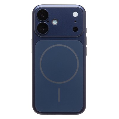 Чехол-накладка для Apple iPhone 16 (Темно-синий) SM091 AG-Glass SafeMag Чехол-накладка для Apple iPhone 16 (Темно-синий) SM091 AG-Glass SafeMag