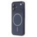 Чехол-накладка для Apple iPhone 16 (Темно-синий) SM091 AG-Glass SafeMag Чехол-накладка для Apple iPhone 16 (Темно-синий) SM091 AG-Glass SafeMag