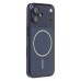 Чехол-накладка для Apple iPhone 16 (Темно-синий) SM091 AG-Glass SafeMag Чехол-накладка для Apple iPhone 16 (Темно-синий) SM091 AG-Glass SafeMag