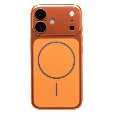 Чехол-накладка для Apple iPhone 16 (Оранжевый) SM091 AG-Glass SafeMag