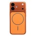 Чехол-накладка для Apple iPhone 16 (Оранжевый) SM091 AG-Glass SafeMag