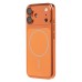 Чехол-накладка для Apple iPhone 16 (Оранжевый) SM091 AG-Glass SafeMag