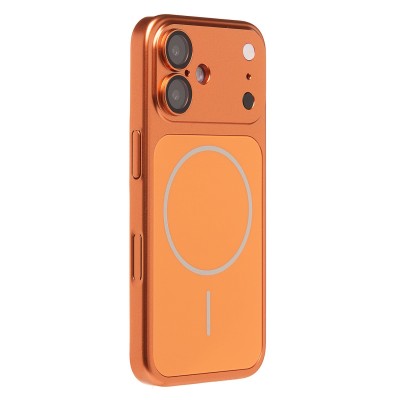 Чехол-накладка для Apple iPhone 16 (Оранжевый) SM091 AG-Glass SafeMag