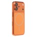 Чехол-накладка для Apple iPhone 16 (Оранжевый) SM091 AG-Glass SafeMag