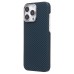 Чехол-накладка для Apple iPhone 16 Pro Max (Темно-синий) Cellis SM009 POSH KEVLAR