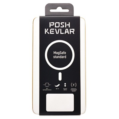 Чехол-накладка для Apple iPhone 17 Air (Черный) Cellis SM009 POSH KEVLAR