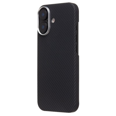 Чехол-накладка для Apple iPhone 17 (Черный) Cellis SM009 POSH KEVLAR