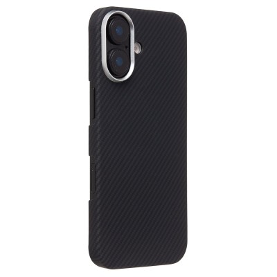 Чехол-накладка для Apple iPhone 17 (Черный) Cellis SM009 POSH KEVLAR
