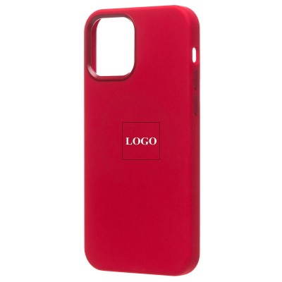 Чехол-накладка с анимацией для Apple iPhone 12 Pro Max (Насыщенный красный) ORG Silicone Case SafeMag Чехол-накладка с анимацией для Apple iPhone 12 Pro Max (Насыщенный красный) ORG Silicone Case SafeMag