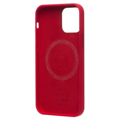 Чехол-накладка с анимацией для Apple iPhone 12 Pro Max (Насыщенный красный) ORG Silicone Case SafeMag Чехол-накладка с анимацией для Apple iPhone 12 Pro Max (Насыщенный красный) ORG Silicone Case SafeMag