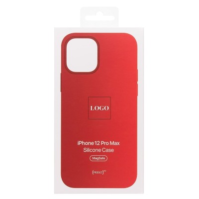 Чехол-накладка с анимацией для Apple iPhone 12 Pro Max (Насыщенный красный) ORG Silicone Case SafeMag Чехол-накладка с анимацией для Apple iPhone 12 Pro Max (Насыщенный красный) ORG Silicone Case SafeMag