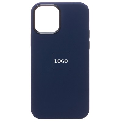 Чехол-накладка с анимацией для Apple iPhone 12 Pro Max (Синий омут) ORG Silicone Case SafeMag