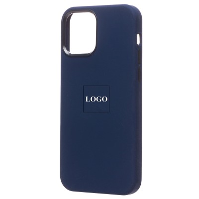 Чехол-накладка с анимацией для Apple iPhone 12 Pro Max (Синий омут) ORG Silicone Case SafeMag