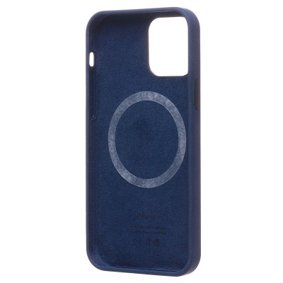 Чехол-накладка с анимацией для Apple iPhone 12 Pro Max (Синий омут) ORG Silicone Case SafeMag