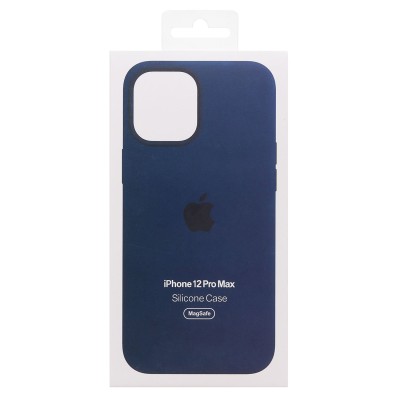 Чехол-накладка с анимацией для Apple iPhone 12 Pro Max (Синий омут) ORG Silicone Case SafeMag