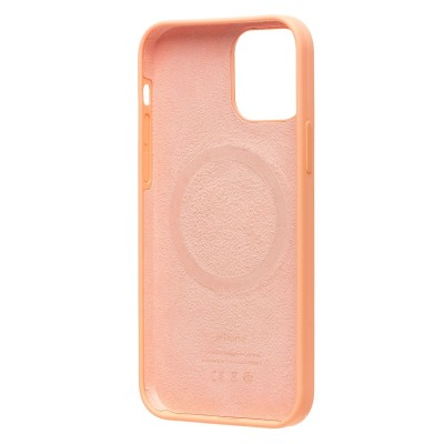 Чехол-накладка с анимацией для Apple iPhone 12/Apple iPhone 12 Pro (Кумкват) ORG Silicone Case SafeMag