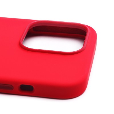 Чехол-накладка с анимацией для Apple iPhone 14 Pro (Насыщенный красный) ORG Silicone Case SafeMag Чехол-накладка с анимацией для Apple iPhone 14 Pro (Насыщенный красный) ORG Silicone Case SafeMag