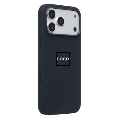 Чехол-накладка с анимацией для Apple iPhone 17 Pro Max (Черный) ORG Silicone Case