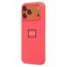 Чехол-накладка с анимацией для Apple iPhone 17 Pro Max (Ярко-розовый) ORG Silicone Case
