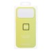 Чехол-накладка с анимацией для Apple iPhone 17 Pro Max (Неоновый желтый) ORG Silicone Case